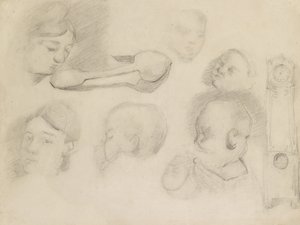 Studies van een moeder en kind, 19e eeuw